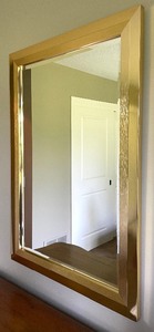lot 34 image: Gorgeous Golden Framed Mirror