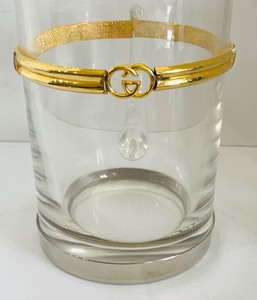 lot 104 image: Vintage Gucci Cocktail Pitcher and Ice Tongs