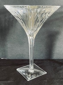 lot 154 image: Two Waterford Crystal Martini Glasses