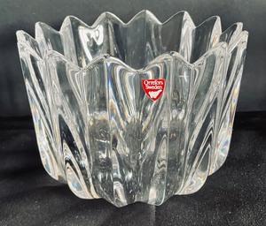 lot 174 image: Orrefors Vase and Bowl