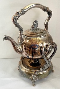lot 185 image: Sensational Silver Plated Coffee and Tea Service
