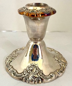 lot 193 image: Baroque Candle Holders by Wallace
