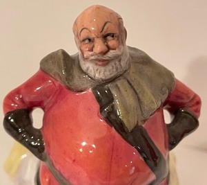 lot 276 image: Royal Doulton Falstaff, Guy Fawkes and Good King Wenceslas Figurines