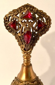 lot 61A image: Stunning Ornate Perfume Dauber Bottle