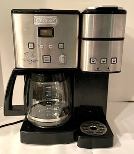 lot 288 image: Cuisinart 2 in 1 Twelve Cup Coffee Maker and Single Serve Brewer