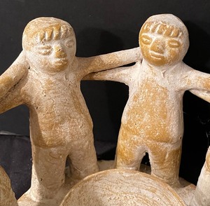 lot 307 image: Aztec Design Circle of Seven Friends Pottery Piece