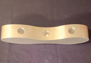 lot 323 image: Nambe Ice Candleholder #6402