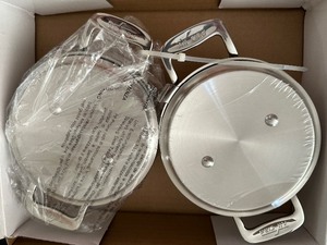 lot 336 image: Set of Two New All Clad Half Quart Cocottes