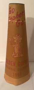 lot 366 image: Vintage Minnesota Vikings Football and University of Minnesota Megaphones