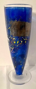 lot 371 image: Kosta Boda Bertil Vallien Satellite Art Glass Vase