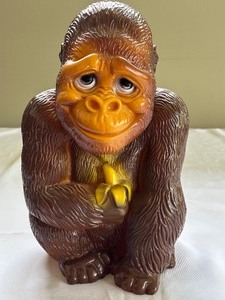 lot 308 image: Vintage 1971 Happy Monkey Gorilla Ape Large Bank