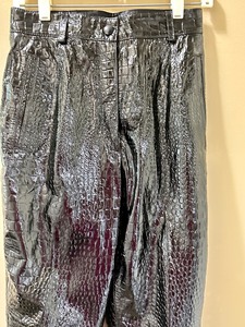 lot 408 image: Vintage Escada Textured Leather Pants