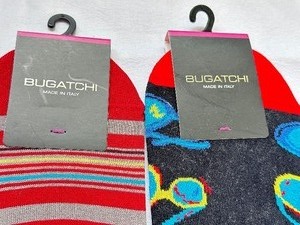 lot 402 image: Three Pairs of New Bugatchi Italian Socks