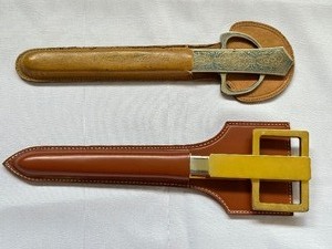 lot 398 image: Two Vintage Scissor and Letter Open Desk Sets