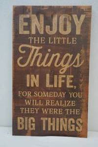 wood sign