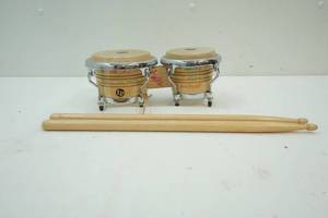 wooden drum set