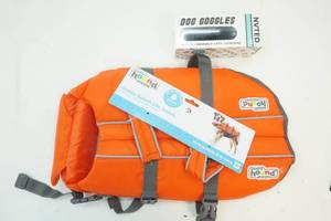 dog life jacketgoggles