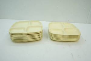 vintage cafeteria plates