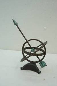 globe and arrow
