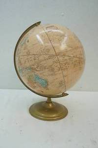 world globe in stand