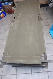 vintage military cot
