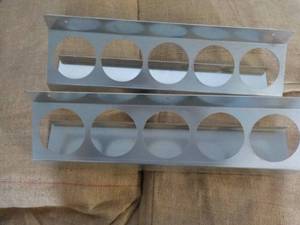 2 Metal 5 Can Display Wall Shelves...