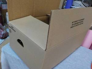 20 Boxes with Handles 23 x 16 x 9...
