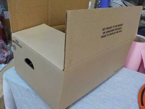 20 Boxes with Handles 23 x 16 x 9...