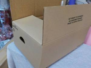 20 Boxes with Handles 23 x 16 x 9...