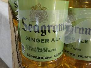 24 Pack Seagrams Ginger Ale...