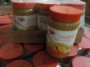 6 - 40 oz Jars Hannaford Creamy Pea...