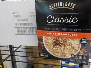 6 ct Box Better Oats Classic Instan...