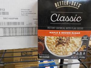 6 ct Box Better Oats Classic Instan...