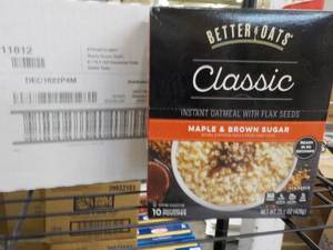 6 ct Box Better Oats Classic Instan...