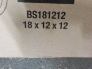 25 boxes 18 x 12 x 12...
