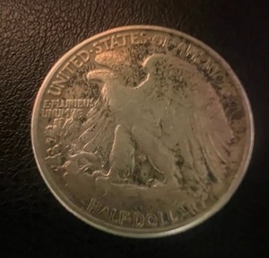 lot 15 image: 1944 WALKING LIBERTY HALF DOLLAR