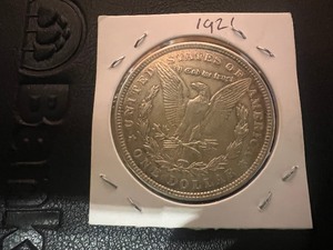lot 23 image: 1921 SILVER MORGAN DOLLAR