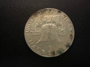 lot 27 image: 1963D FRANKLIN HALF DOLLAR
