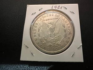 lot 36 image: 1921 SILVER MORGAN DOLLAR