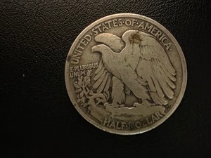 lot 42 image: 1945D WALKING LIBERTY HALF DOLLAR