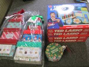lot of candy towers, mug cake and t...