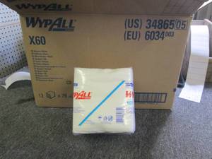 case of wypall x60 12 packages 76 p...