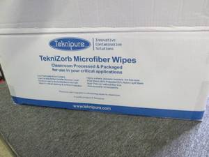 case of teknipure microfiber wipes ...