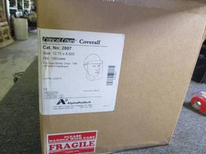 coverall full face mask 100 per cas...