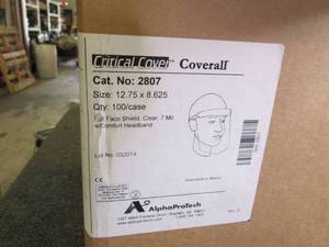 coverall full face mask 100 per cas...