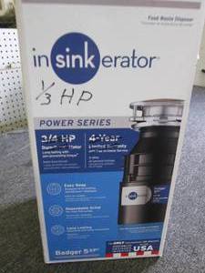 insinkerator 13 hp...