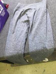 nylonspandex grey leggings size la...