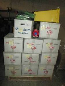 pallet of unsold items...