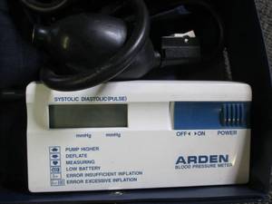 arden blood pressure meter...