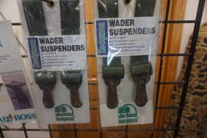 lot 133 image: 2  - Hodgeman Water Suspenders With Trail Boss Boot Hanger